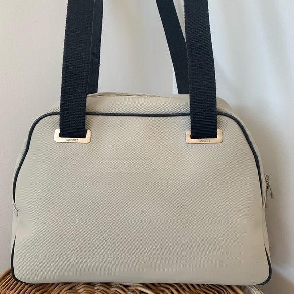 Lacoste Luggage Carryon - Embossed Grey and Black - Picture 2 of 7